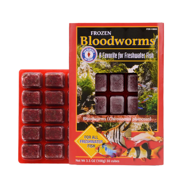 SAN FRANCISCO BAY - BLOODWORMS (FROZEN) cube 100g