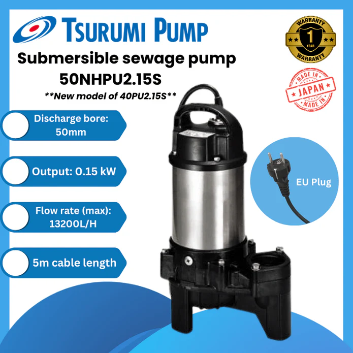 TSURUMI UNIVERSE 50NHPU2.15S-51 Submersible Sewage Pump