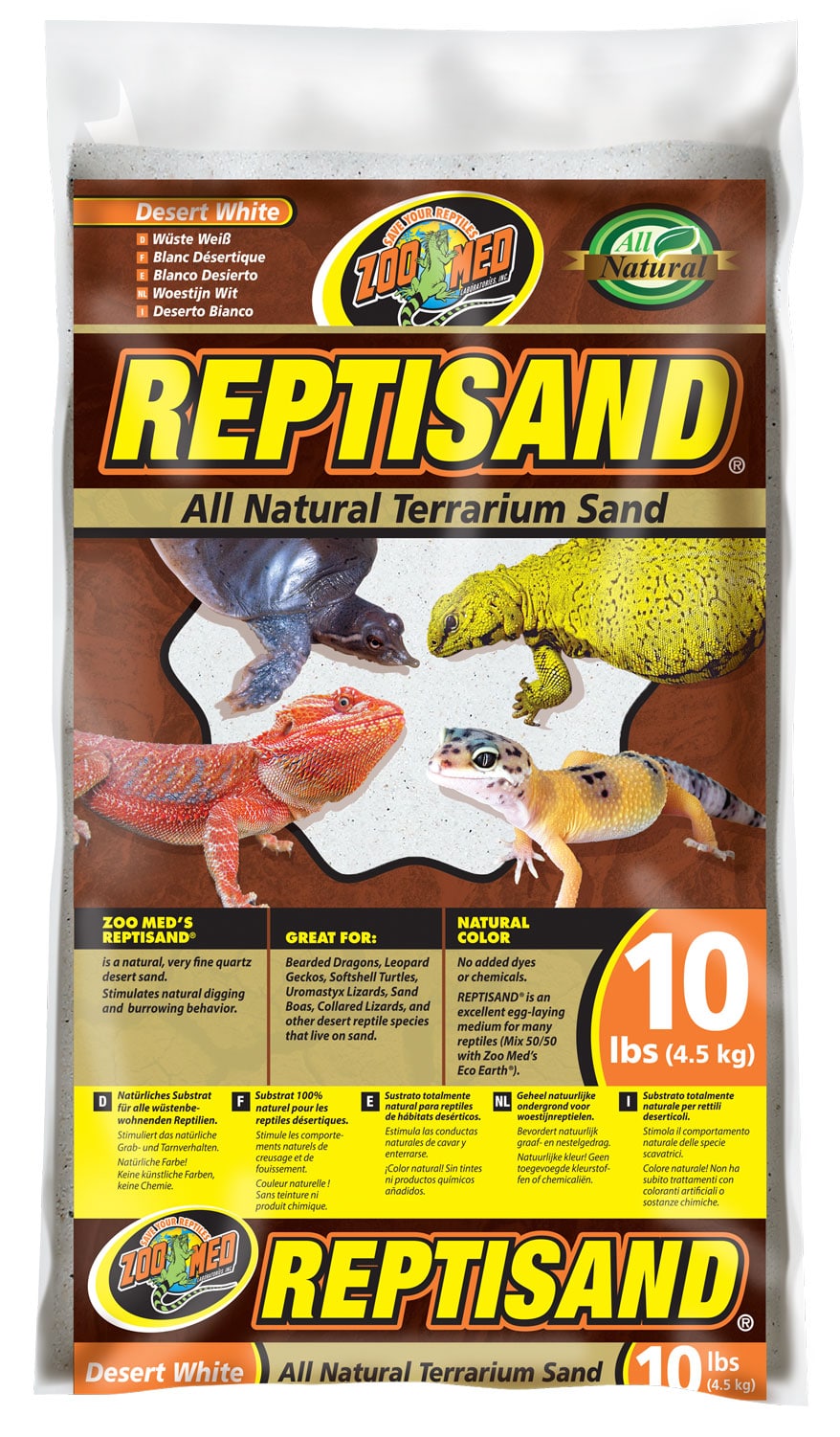 ZOOMED ReptiSand® Desert White ZMSR10 4.5kg