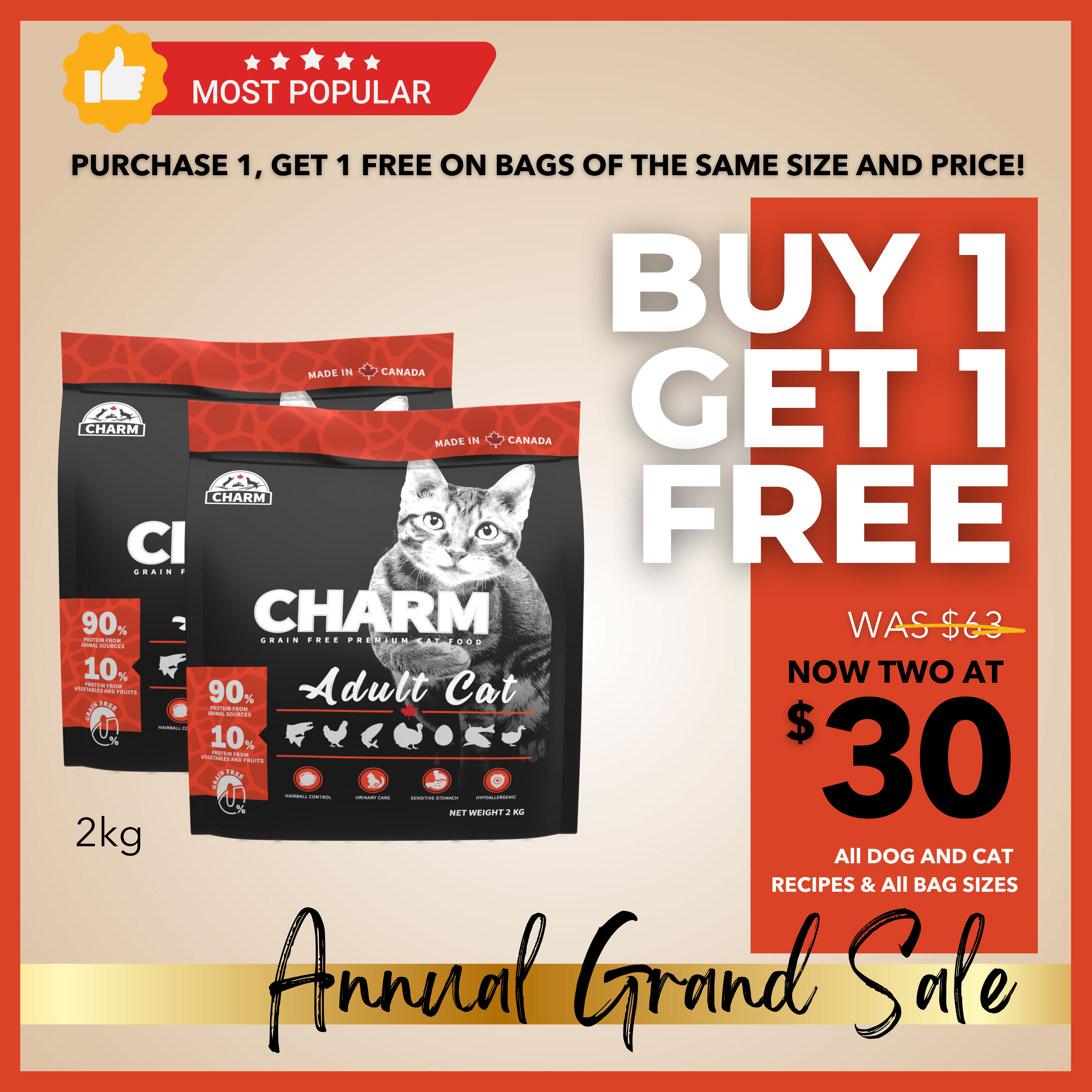 Charm Cat Adult